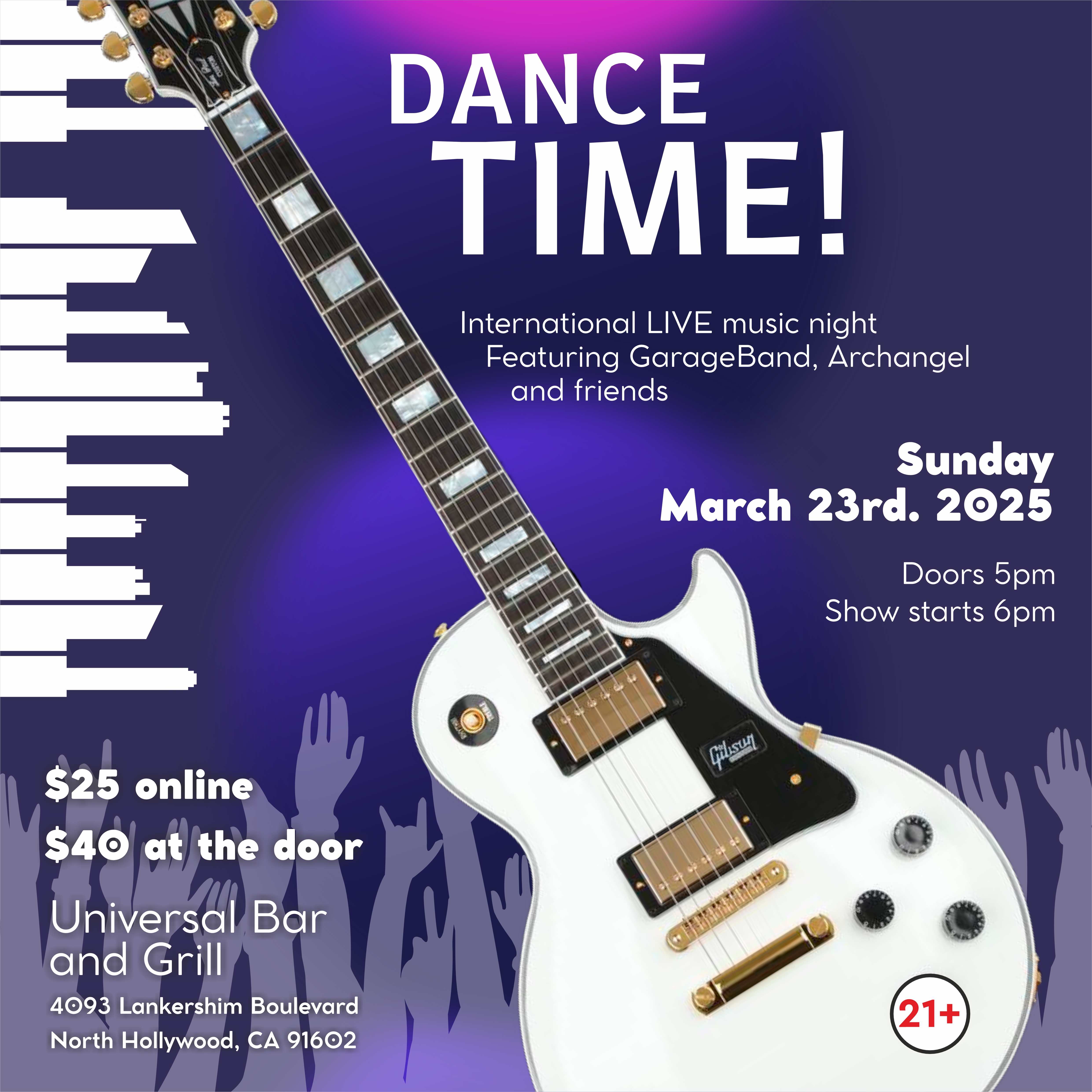 LET’S DANCE! – International Live Music Night